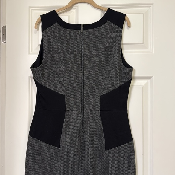 NYDJ Black & Gray Chevron Print Dress - Picture 4 of 4